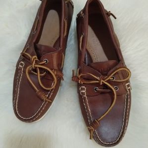 POLO Ralph Lauren men's brown leather loafers size 8.5D